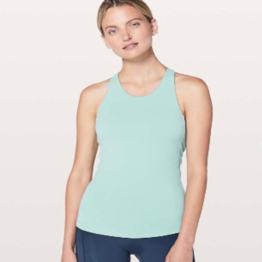 Lululemon Sweat Reps 2 in 1 Tank RPTD Size 6 - Picture 2 of 11